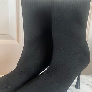 Elegant Black Women's Sock Boots